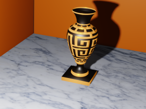 vase in 3d Modelo 3D