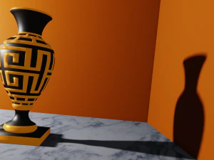 vase in 3d 3D Model