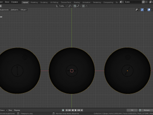 bright christmas balls Modello 3D