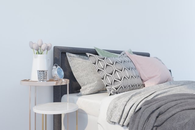 bed 3D Model .c4d .max .obj .3ds .fbx .stl .blend 