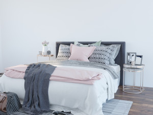 bed 3D Model