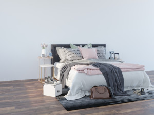 bed 3D Model