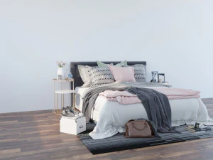 bed 3D Model