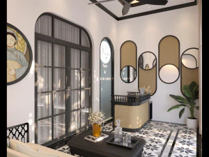 Receptione Spa indochine 3D Model