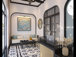 Receptione Spa indochine Modelo 3D