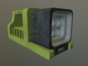 flashlight peli-9410l 3D 模型
