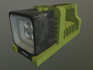 flashlight peli-9410l 3D Model