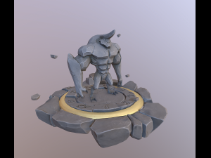 golem 3D मॉडल