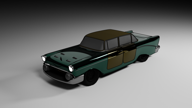 cartoon car 3D Model .c4d .max .obj .3ds .fbx .stl .blend 