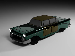 мультяшний автомобіль 3D Модель