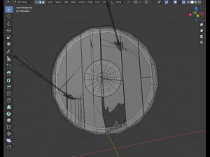 shild ands arrows 3D Model