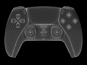 ps5 dualsense denetleyici 3D Model