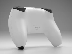 ps5 konsolu ve kumandası 3D Model