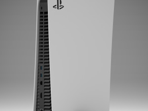 ps5 console and ps5 console digital edition 3D Model