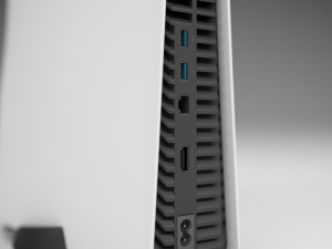 ps5 console and ps5 console digital edition 3D Model
