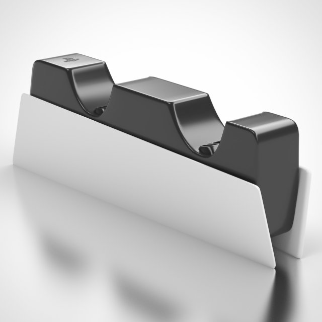 ps5 dualsense charging station Modèle 3D .c4d .max .obj .3ds .fbx .stl .blend 