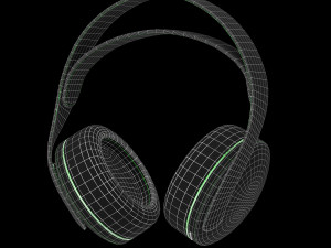 ps5 pulse 3d wireless headset low-poly 3D Модель