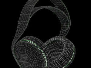 ps5 pulse 3d wireless headset low-poly 3D Model