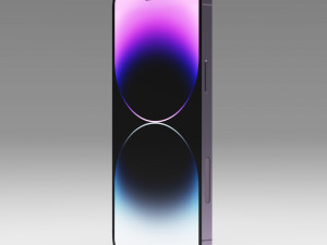 IPhone 14 Pro Max Deep Purple Modelo 3D