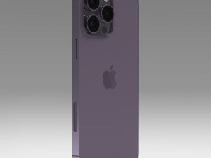 IPhone 14 Pro Max Deep Purple Modelo 3D