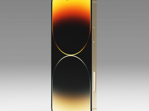 IPhone 14 Pro Max Gold Modelo 3D