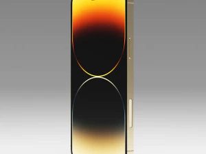 IPhone 14 Pro Max Gold 3D Model