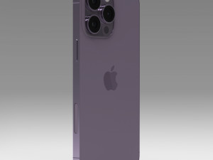 IPhone 14 Pro Max 4 Color Options Modelo 3D