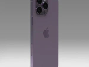 IPhone 14 Pro Max 4 Color Options 3D Model