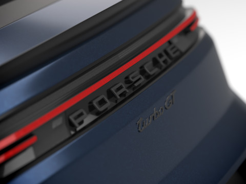 Porsche Cayenne Turbo GT 2024 - Blue Metallic Model 3D