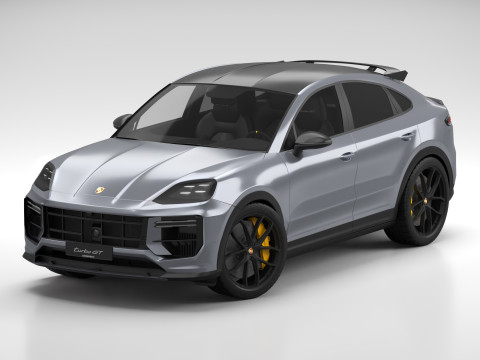 Porsche Cayenne Turbo GT 2024 - Chalk Modelo 3D