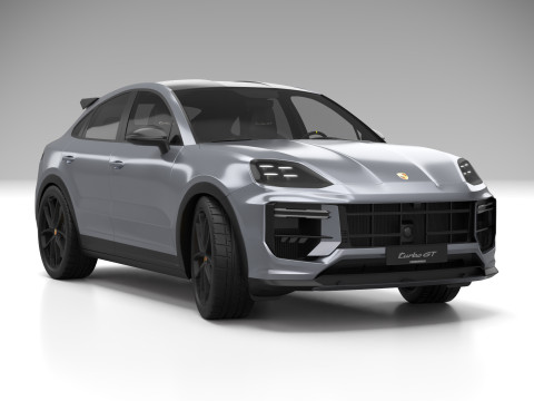 Porsche Cayenne Turbo GT 2024 - Chalk Modello 3D