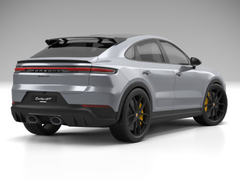 Porsche Cayenne Turbo GT 2024 - Chalk Modello 3D