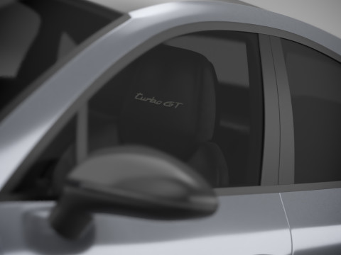 Porsche Cayenne Turbo GT 2024 - Chalk Modello 3D