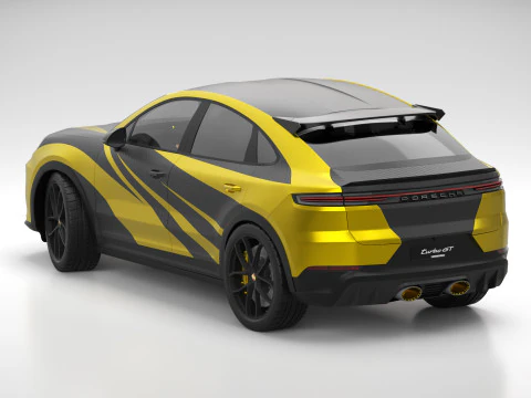 Porsche Cayenne Turbo GT 2024 - WrapDesignA 3D Model