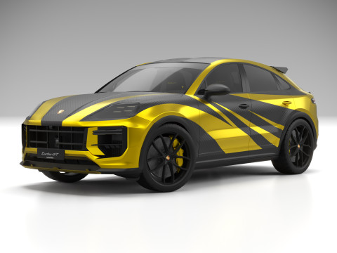Porsche Cayenne Turbo GT 2024 - WrapDesignA 3D Model