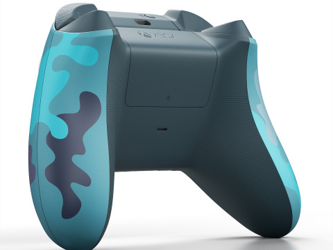 Xbox Series X S Mineral Camo Special Edition Model 3D