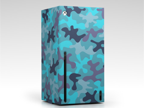 Xbox Series X Console Wrap Mineral Camo Modelo 3D