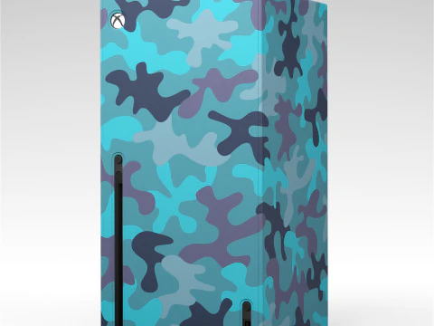 Funda para consola Xbox Series X Camuflaje mineral Modelo 3D