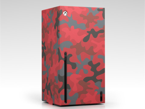 Xbox Series X Console Wrap Daystrike Camo Modelo 3D