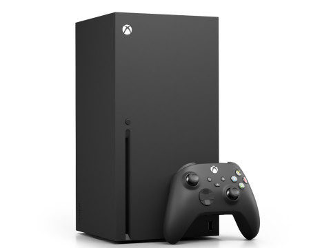 Xbox Series X Console and Controller Carbon Black Modelo 3D