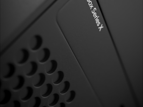 Xbox Series X Console and Controller Carbon Black 3D Model