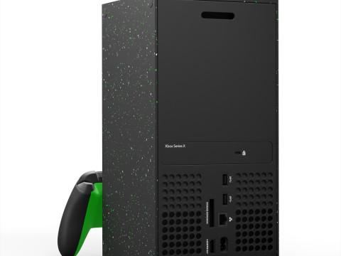 Xbox Series X Console and Controller Galaxy Black Modelo 3D