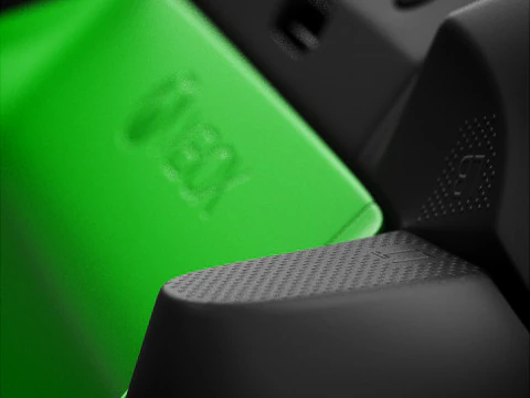 Xbox Series X Console and Controller Galaxy Black 3D Model