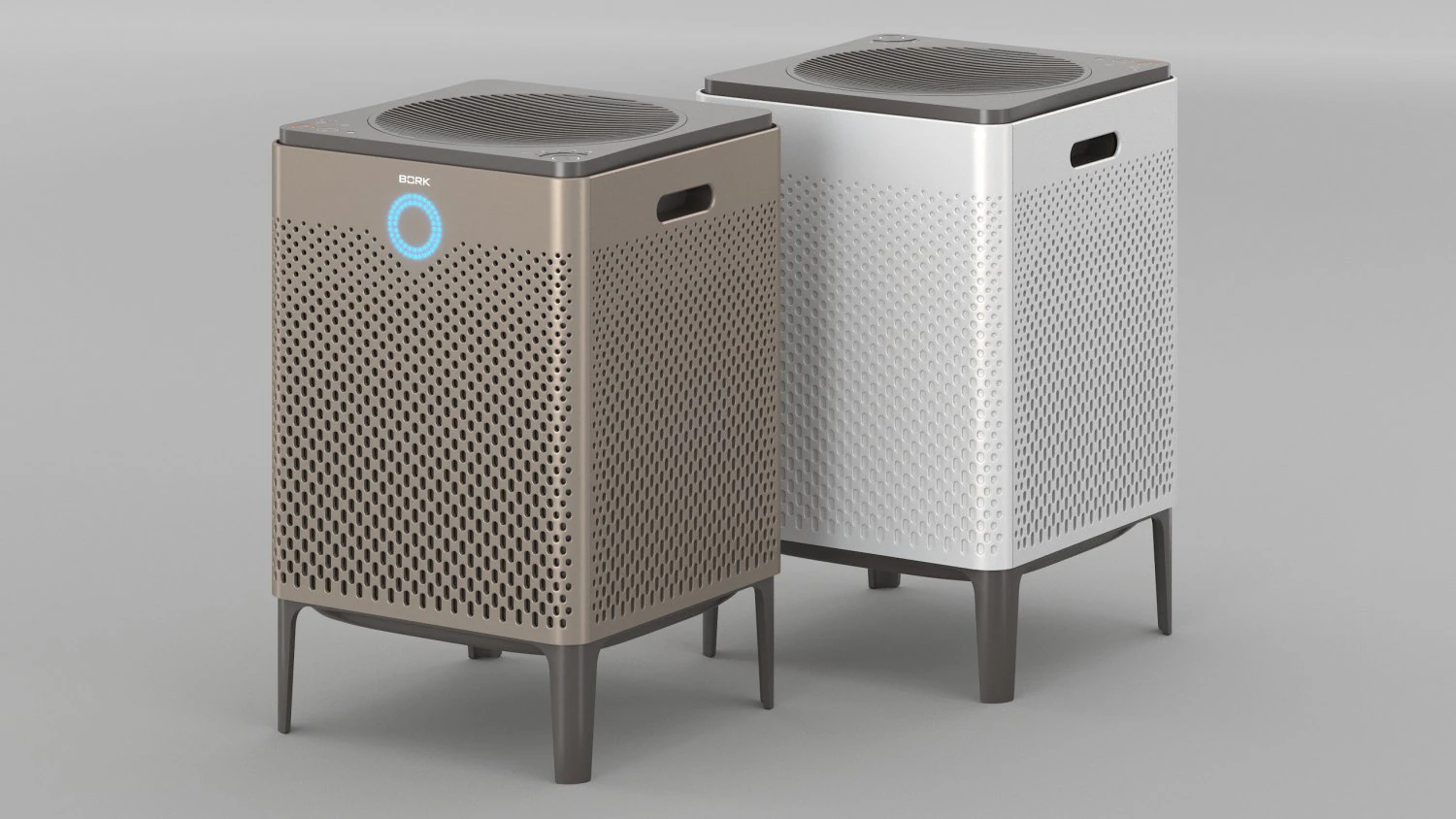 Air purifier Bork 3D Model .c4d .max .obj .3ds .fbx .stl .blend