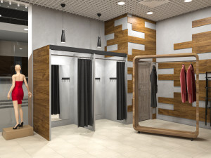 Clothing store interior 3D Модель