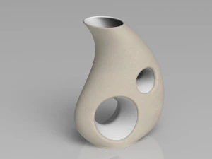 Vaso com buracos Modelo de Impressão 3D