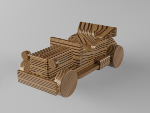 retro car by ml-design 3D 模型