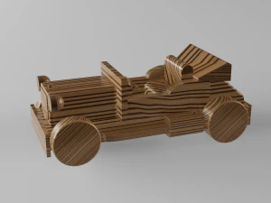 ml-designのレトロカー 3Dモデル