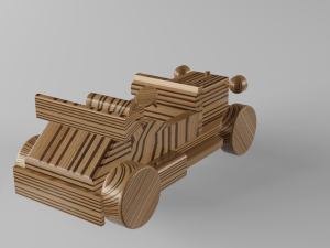 retro car by ml-design 3D 모델