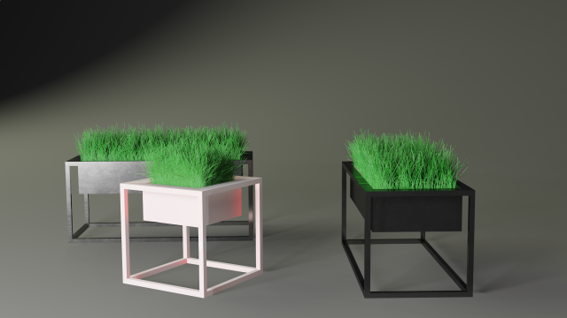 flower pot by ml-design 3D Model .c4d .max .obj .3ds .fbx .stl .blend 